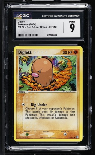 Diglett graded CGC 9 for sale on eBay