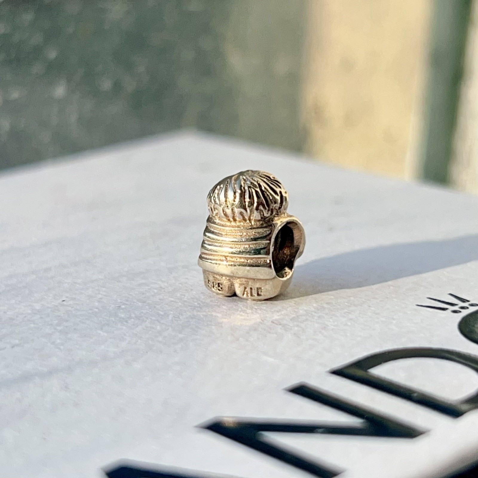 Authentic genuine retired Pandora solid 14k gold … - image 5