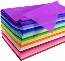 120 Sheets Colored Tissue Paper Bulk Wrapping Craft Paper 20 x 26 for Art Gift T