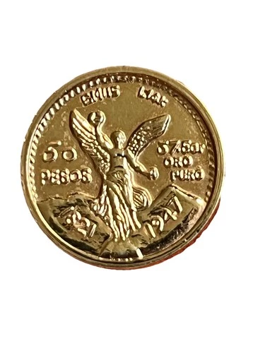 Photo of a 1947 Mexico 50 Pesos Gold from an eBay listing that sold on Jul 19, 2026