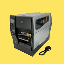 READ Zebra ZT230 Thermal Transfer Label Printer USB Serial Ethernet Connectors