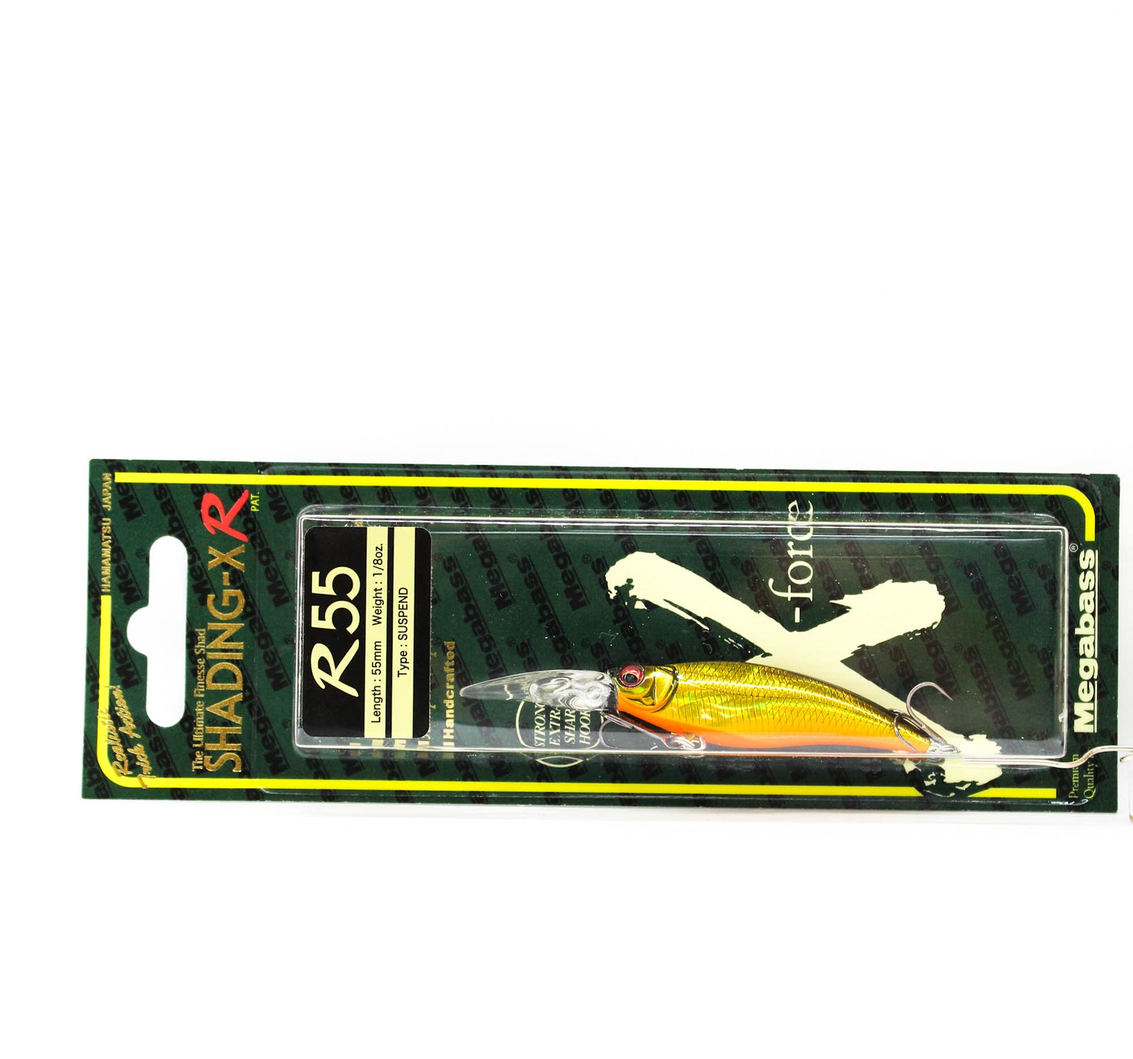 Megabass Shading X 55 R Suspend Lure GG Megabass Kinkuro (8163)