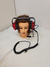 RADIO SHACK RACE SCANNER INTERCOM HEADPHONES Red-Vintage