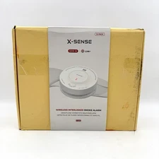 X Sense Wireless Interconnected Smoke Detector Fire Alarm SD19-W, 12-Pack