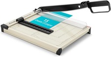 12" Guillotine Paper Cutter Paper Trimmer Accurate Cutting with Safety Gu