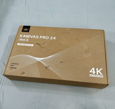 HUION Kamvas Pro 24 GEN 3 Graphics Drawing Pen 4K UHD 23.8'' Display Touch Screen
