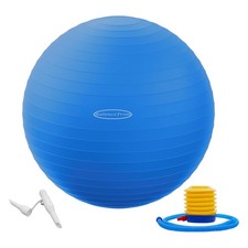Anti-Burst Slip Resistant Exercise Yoga Ball with Pump, 2000lb Capacity, 22" ...