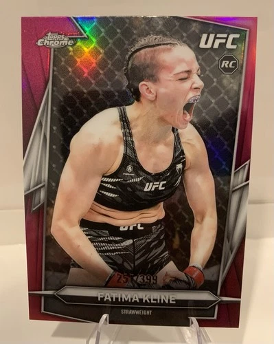 2026 Topps Chrome UFC RC Fatima Kline Base  /399 Magenta Refractor YMB