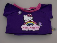 Build A Bear Hello Kitty Purple Shirt With Rainbow 2012 Sanrio