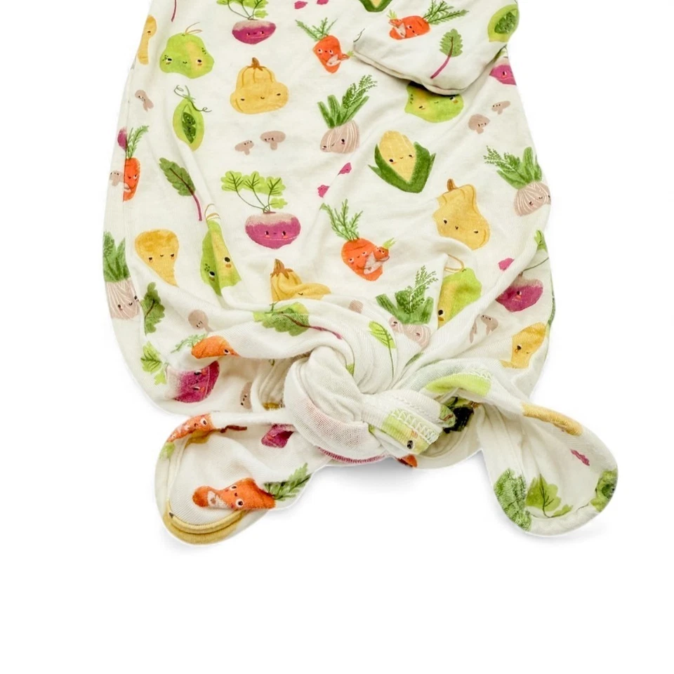 Angel Dear Baby Veggie Life Vestido de Dormir Anudado 0-3M Bambú Viscosa Modal Lujo Foto 2 de 4