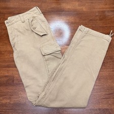 Polo Ralph Lauren Military Surplus Utility Chino Cargo Pants Khaki Men's 36x34