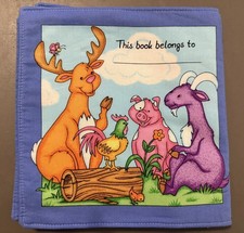 'First Book of Faith' Soft, Washable, Cloth Book for Baby / Toddler animals