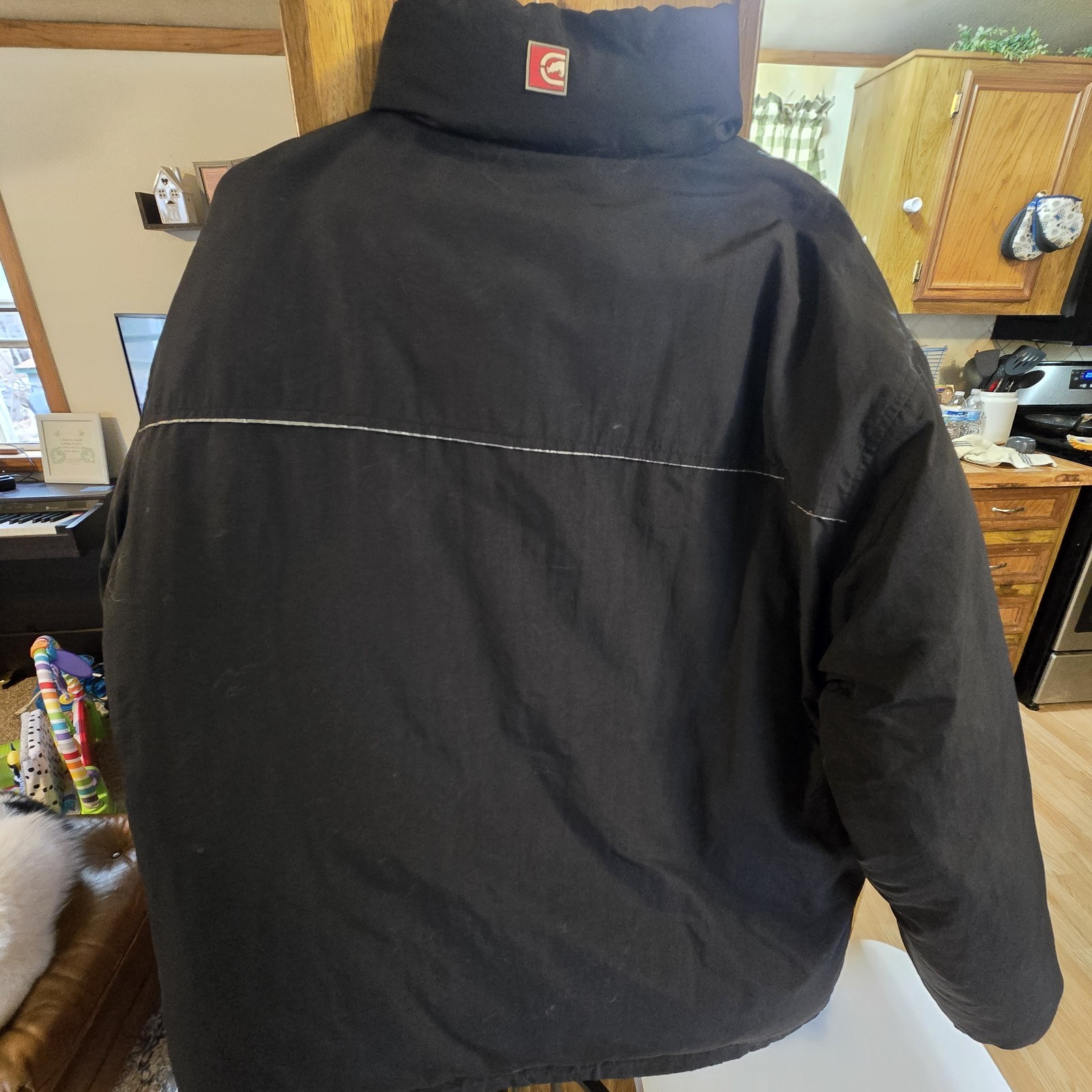 Ecko Function Black Down Puffer Jacket XL Men's F… - image 6