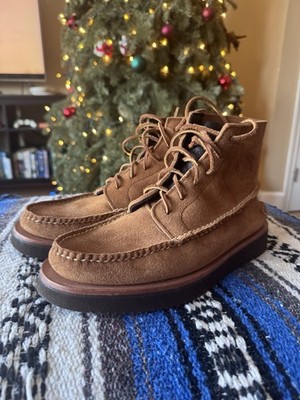 Yuketen All Handsewn Main Guide 6 Eye Boots 10 Flesh Out Leather Made In USA