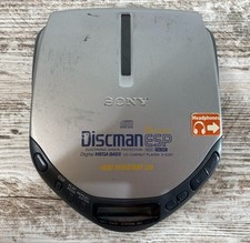 Parts Only Powers On No Sound Sony D-E301 Walkman ESP Bass Portable CD Player