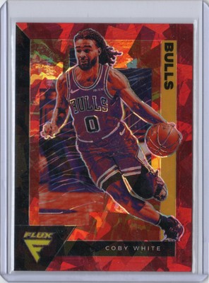 2020-21 Panini Flux #26 Coby White Red Cracked Ice