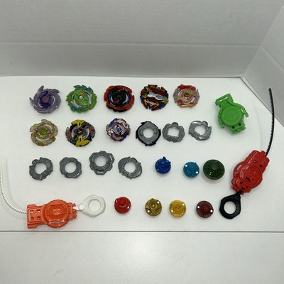 Hasbro Beyblade Burst Lot With String Launchers