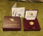 2018 American Liberty $10 Dollars 1/10th T. Oz Gold 24K Proof .9999 COA Box OGP