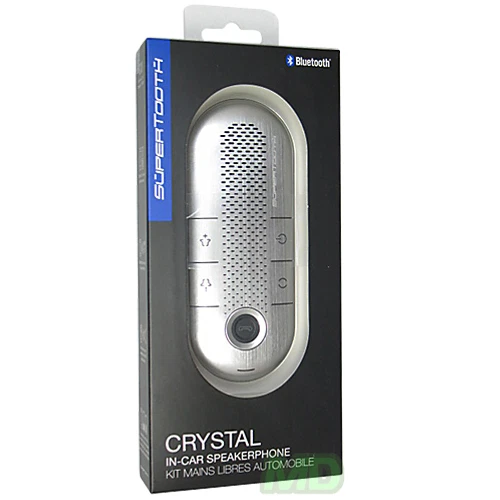 Neu Original SuperTooth Kristall Silber Auto Freisprecher für Samsung Galaxy 3