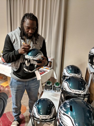 LeGarrette Blount Signed Philadelphia Eagles SB LII Insc 11x14 Photo JSA COA 570 - Picture 3 of 3