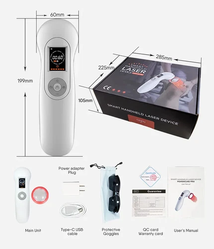 Terapia láser de bajo nivel 650 nm + 808 nm para dispositivo de terapia de luz roja para el dolor - Imagen 11 de 21