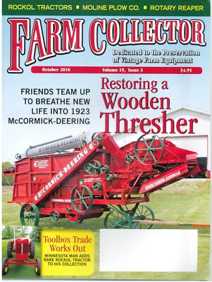 McCormick-Deering Threshing Machine Restoration. Victor Double Huller Clover