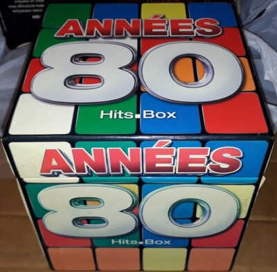 COFFRET 10 CD ANNEES 80 HITS BOX ALAIN DELON FRANCOISE HARDY MARIE