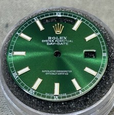 Rolex Quickset President Custom Green Lume Index Dial For Models 18038-118238