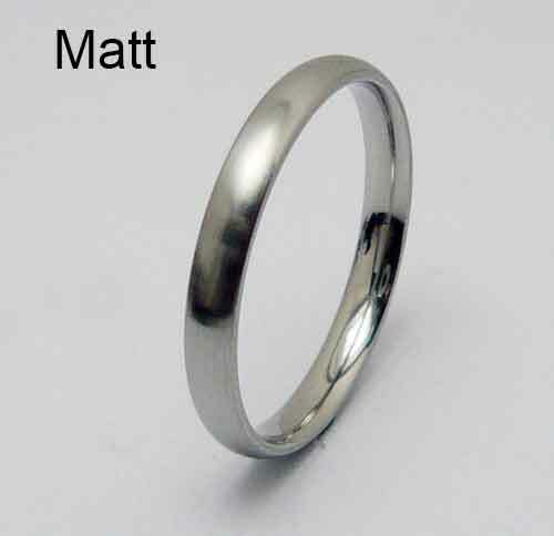 Fingerring Damen Herren Ring Edelstahl Band Partnerringe Verlobungsring - Bild 3 von 3