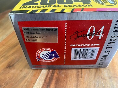 NASCAR 2004 Monte Carlo 1:24 Elite – Action RCCA (Saison Inaugurale NEXTEL)