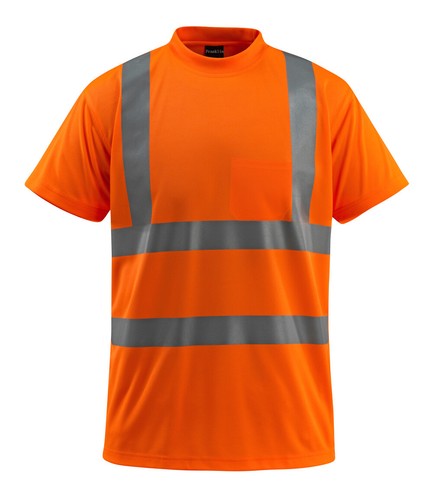 Hi Vis ANSI Class 3 Reflective Safety Work T Shirt High Visibility Breathable - Picture 5 of 15