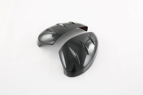 Carbon Fiber Cup Rearview Mirror Cover Trim For 2022-2023 Honda Civic Sedan 2pcs - Picture 3 of 6