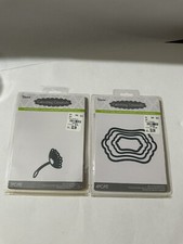 Darice Embossing Essentials Die Cut Stencil Dandelion Nesting Curved Rectangles