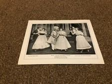 PLPS10 A COUNTRY GIRL PLAY ILLUSTRATION 11X8 VERNON DAVIS. ARTHUR WELLESLEY