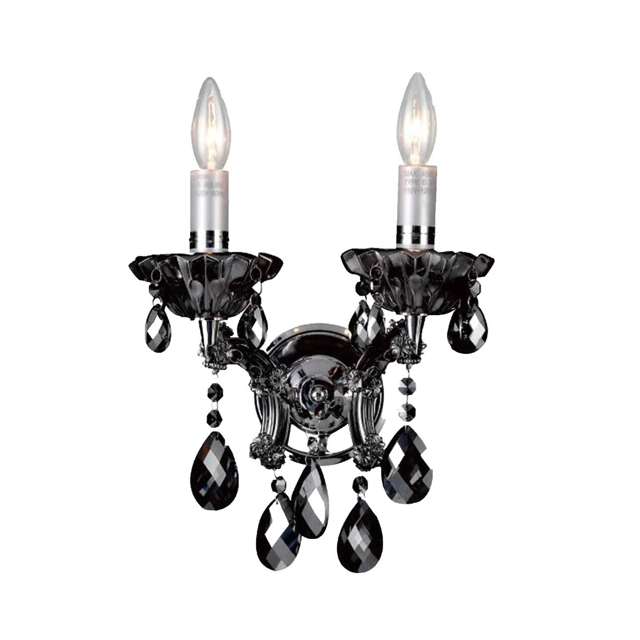 Accesorios de Iluminación de Pared Cromada Marrón