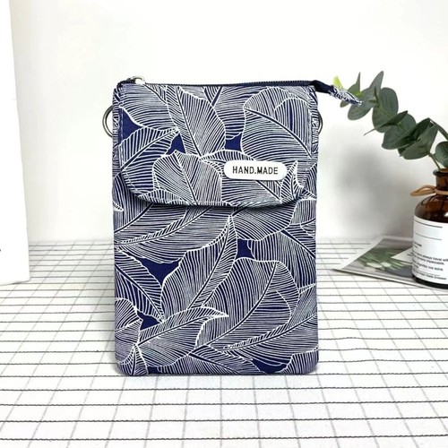 Idyllic Leaf Shoulder Bag Fabric Clutch Phone Bag Fashion Handbags Women
