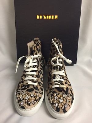 Le silla high top sneaker style C17112 Stiv. pearls/strausss nairobi natural NIB