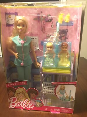 Barbie Baby Doctor Playset Barbie Doll with Babies 887961368437
