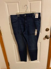 BRAND NEW WOMEN'S SIZE 16W PETITE TERRA  SKY DARK WASH SKINNY JEANS