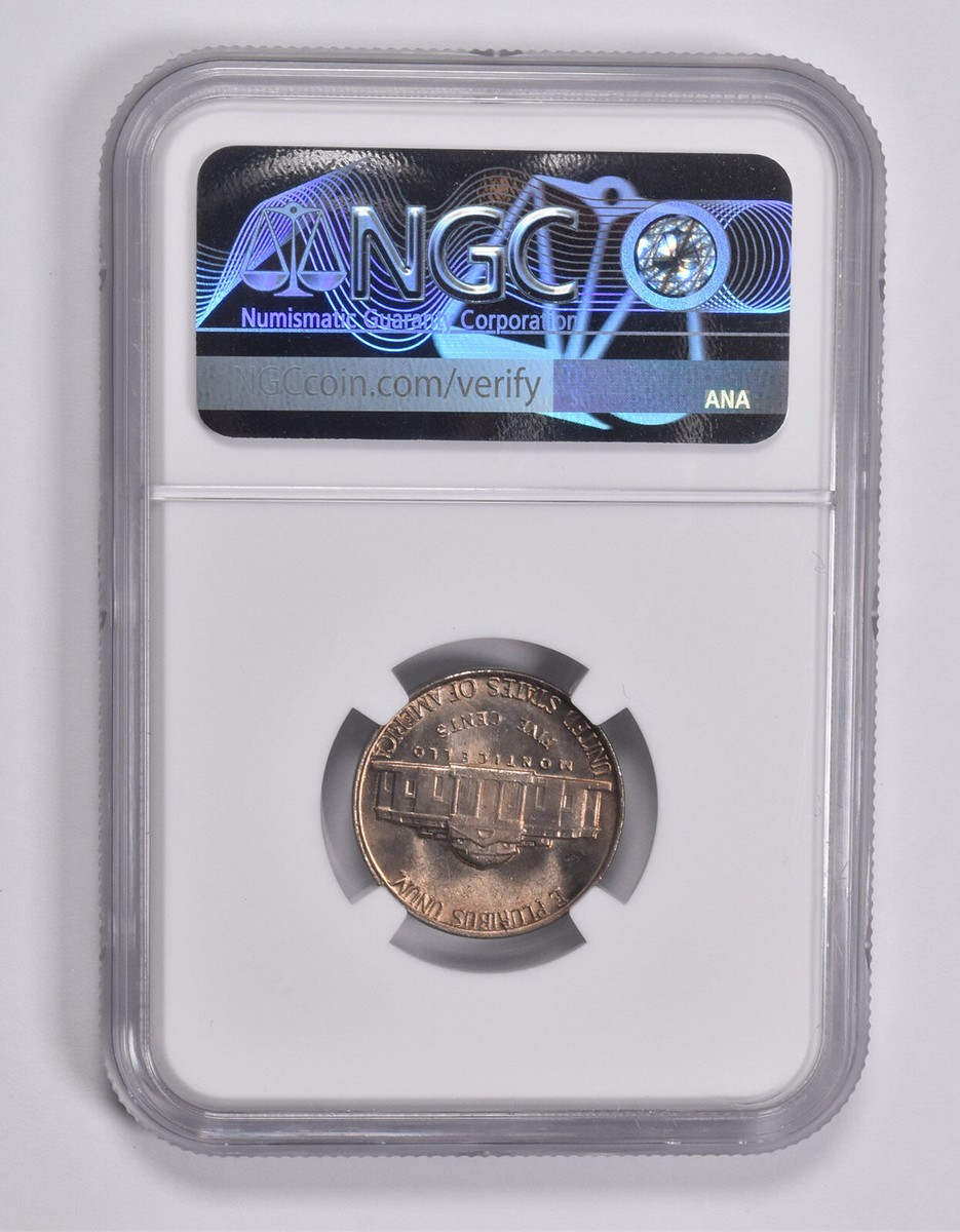 1946年 Jefferson nickel error Vintage 1946 Jefferson Nickel Error-Lettering On Rim No Mint