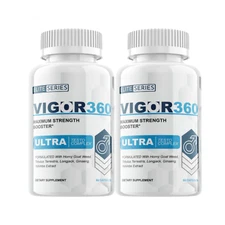 2-Pack Vigor 360 Pills Supplement Advanced Formula Vigor 360 - 120 Capsules