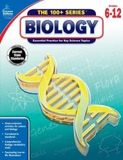 Carson Dellosa The 100+ Series: Biology Workbook, Grades 6-12