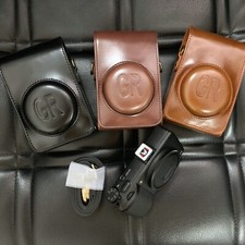 Leather Camera Case Bag Protector Cover For Ricoh GR GRII GR2 GR3X GR3 GRIII