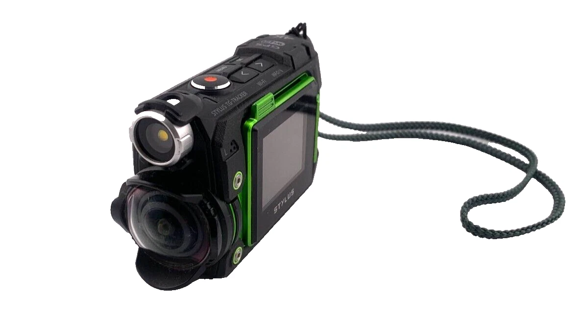 Olympus TG-Tracker Stylus Tough 4K Video Camera Lime Green Extreme