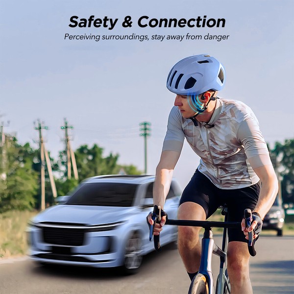 Alternate view of Mpow Waterproof Bone Conduction Headphones Wireless Bluetooth 5.3 Headset