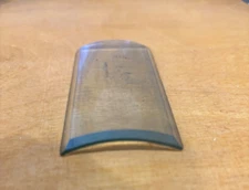 Bevelled Glass Convex  Suitable Carriage Clock Glass. 5.8mm x 4.1mm