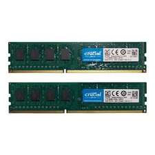 8GB Pair | 2x 4GB RAM PC3L-12800 DDR3L-1600 1Rx8 UDIMM CT51264BD160BJ.C8FPD