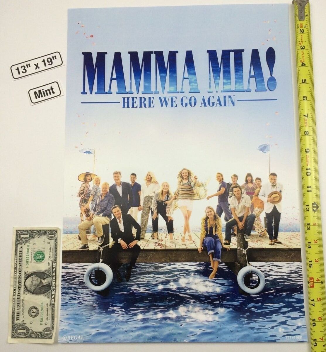 MAMMAMIA HERE WE GO AGAINパンフレット Poster of Mamma Mia 2 (here We Go Again) 2018 - Digital