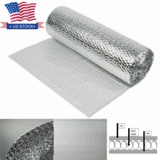 Feuille réfléchissante isolante barrière rayonnante à bulle unique - bulle 5 x 100 pieds carrés 500 pieds carrés