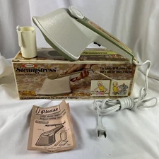 Osrow Steamstress Steam Iron Vintage 1970s Works Non Metal Sole Plate In Box